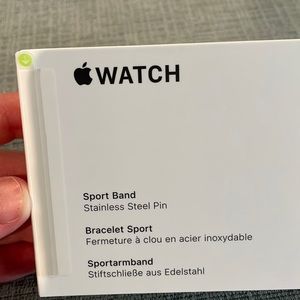 NIP Apple Watch Sport band 45MM M/L Starlight